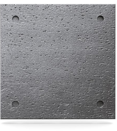 Deccart - 3D Wandpaneele Betonoptik 60x60 cm - Paneele Wand Wall Panels Deko Wandverkleidung Innen Panel Deckenverkleidung Decke Deckenpaneele Platten Styropor Beton 0.36 m², 1 Stück, grau