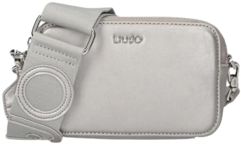 Liu Jo Damen Camera Bag/Schultertasche/Umhängetasche RHIDI S Silber Synthetik, Größe:-, Farbauswahl:Silber/Platin