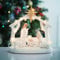 Light Up Christmas Nativity Scene Silhouette Holy Family Figurine Set Resin Jesus Christ Statues Tabletop Ornament Christmas Decorations Indoor (White, 17 * 17 * 12cm)
