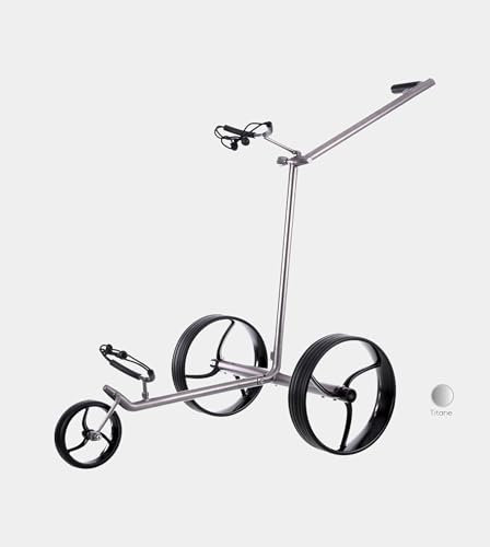 Trolem eTITAN Chariot de Golf électrique, Gris, Dimensions plié : 75 x 70 x 15 cm