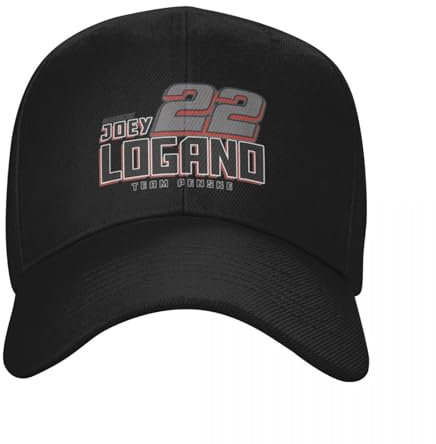 ECUXSRHN Basecap für Herren Baseballkappe NASCAR – Joey Logano – Lustiger Hut aus Kohlefaser