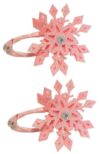 Klaisy Weihnachten Themen Schneeflocken Haare Barrettes Für Erwachsene Kinder Schöne Haare Clip Haarstyling Accessoires Urlaub Requisiten