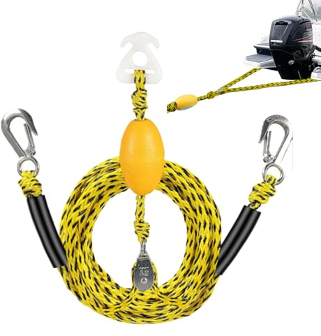 Arnés de remolque de botas - cuerda de remolque de deportes acuáticos, dispositivo de tren de tubo | Cinturón de esquí de impuestos 4 personas, bote de cuerda de remolque robusto, lento para principia