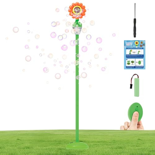 Qfdiwr Seifenblasenmaschine für Blumen – Seifenblasenmaschine für den Außenbereich und Camping | Unterhaltungszubehör in Form von Garten Geburtstagen Hochzeiten Karneval Fotografen