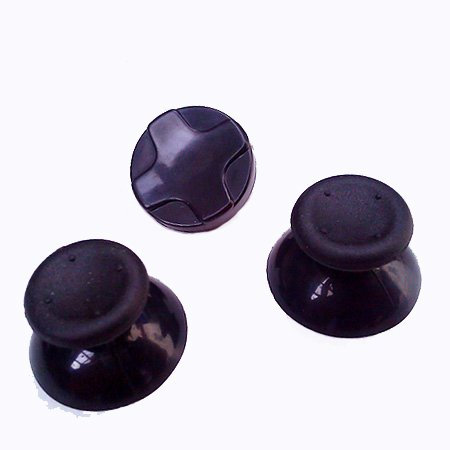 Xbox 360 Black Controller Replacement Thumb Sticks (Joysticks +Thumbstick) + D Pad by CandG