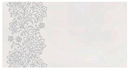 Tischkarten weiß-silber, 8,5 x 4,5 cm, 25 Stück