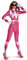 Power Rangers Generique - Déguisement Rose Sexy Femme