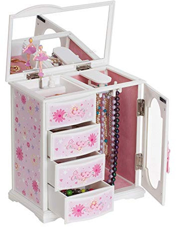 Mele and Co Hyacinth Girls Ballerina Music Jewelry Box