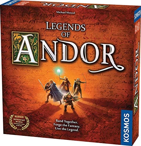 Thames & Kosmos, 691745, Legends of Andor: The Base Game, Cooperative Strategy Game, 2-4 Players, Ages 10+