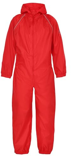Castle Clothing 323 Splash Away Kinder Regen Anzug, Rot, Größe 2–3