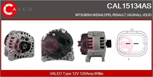 CASCO CAL15134AS Lichtmaschine Renault