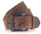 Vanzetti Gürtel, Unisex Ledergürtel, gewachst, 45 mm breit, hellbraun, 115 cm