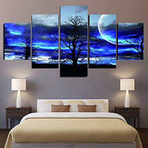 CULASIGN DIY 5D Diamond Painting Full Bohrer Diamant Stickerei Malerei Crystal Strass Bilder 5-Pictures Schön Naturlandschaft Decor