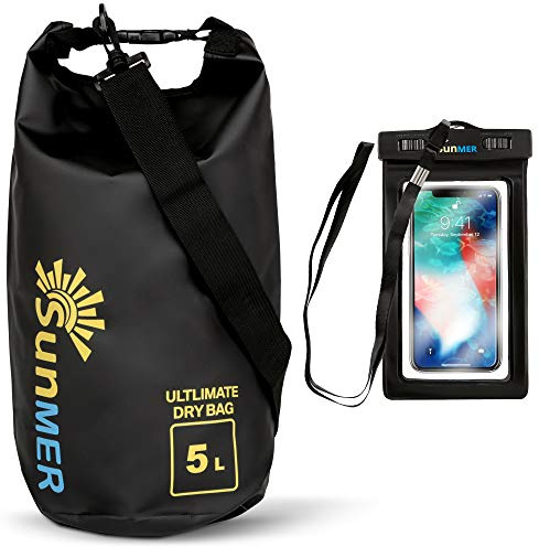 SUNMER Waterproof Dry Bag with Waterproof Phone Case