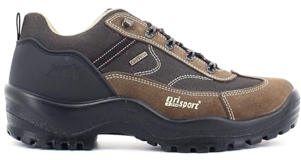 Grisport® Halbschuh Gröden aus Veloursleder mit Cordura® Freizeitschuh Outdoorschuh für Damen & Herren Unisex Arbeitsschuhe wasserabweisend Trekkingschuhe Jagdschuh (Numeric_44)