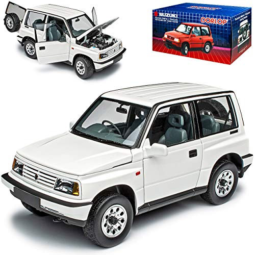 Dorlop Suzuki Vitara Escudo Weiss Rechtslenker 1988-1998 1/18 Century Dragon Modell Auto