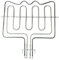 Marel Shop® - Resistenza Superiore per Forno 1000 W + 1900 W 375 x 355 mm compatibile con Electrolux Zanussi Rex per modelli: 30006FFW - 30006VEWN - 40036VIWN