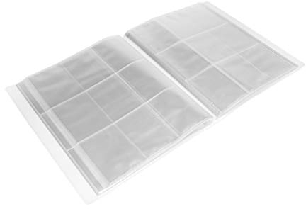 Just|fyn - XXL Pokemon Sammelalbum - 40 Seiten (für 720 Karten) Sammelkarten Album - für Pokemon Karten, YuGiOh Karten, Fortnite Karten, Ninjago - Farbe Transparent (Transparent - 720 pockets)