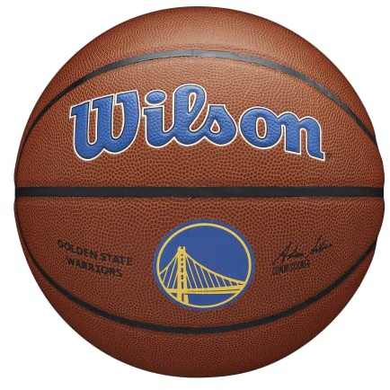 Wilson Basketball TEAM ALLIANCE, GOLDEN STATE WARRIORS, Indoor/Outdoor, Mischleder, Größe: 7