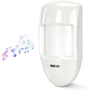 Motion Sensor Alarm, Wired Infrared Detector Dual Pir Motion Detector Alarm Home Security System 12V
