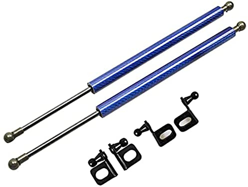 2 StüCke Front Motorhaube Gasdruckfedern Lift, Haubenstreben für Skoda Scala 2018 2019 2020, Kohlefaser HebestüTzen StoßDäMpfer