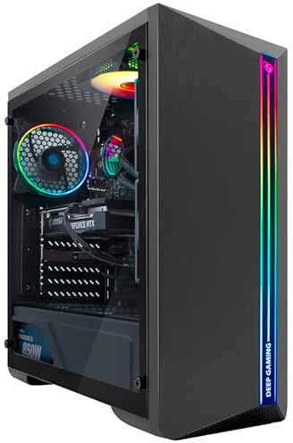 PC Fisso Gaming DeepGaming Covenant Intel Core i9-11900F | 32GB DDR4 | 500GB SSD NVMe | Nvidia GTX1650 4GB GDDR5 | W11 Pro Preinstallato senza Licenza | Desktop Gaming