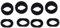 NAZUSA Lot de 4 paires d'embouts en silicone pour écouteurs Galaxy Buds Live - Noir