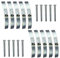10 Piece Switch Socket Screw Hooks Switch Cassette Repairman Support Rods 86 Type Cassette Repair Screws for 86 Type Switch Socket Bottom Box
