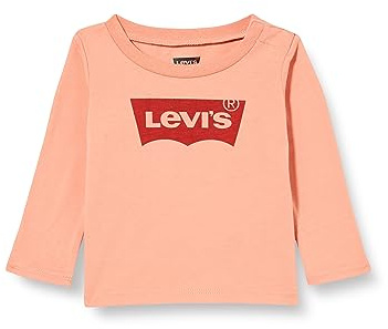Levi's Kids L/s batwing tee Baby Girls Terra Cotta. 18 months