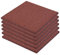 Tidyard 6 STK. Fallschutzmatten Fallschutzplatten Gummimatten Bodenmatten Gummi 50x50x3 cm Rot
