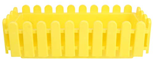 Healeved LäNglicher Blumentopf Aus Kunststoff FüR Balkon Und InnenräUme - Rechteckiger Blumenkasten 43.5 X 18.5 X 13.5 cm Ideal FüR Sukkulenten Und KräUter
