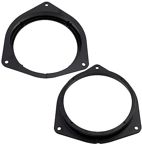 AERZETIX - C11576 - Set di 2 adattatori/supporti per altoparlanti per auto Ø165mm - lato di montaggio: porta posteriore - compatibile con Toyota Corolla E12 2002+
