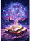 DAERLE Diamond Painting Fantasy Baum, Diamant Painting Bilder Buch, Diamond Painting Erwachsene, 30x40cm