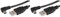 Pro Signal PSG91618 USB A Plug to Right Angle USB Mini B Lead, 1 m, Black (Pack of 2)