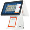 CAULO Registrierkasse, 15,6 Zoll, Windows-Touchscreen-Registrierkassendisplay 4G+64GB, Schubladenbox/Tastatur/Scanplattform (B)