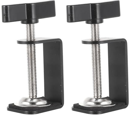 UKCOCO 2pcs Clip Padding for Secure Desk Mounting for Microphone Arm Stand and Workstation Easy to Install and Scratch-Resistant
