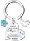 LKJHGF Cadeau Collègue Porte-clés,Cadeau Anniversaire Femme Homme,Porte-clés d'amitié,Cadeau de Retraite,Collègue Cadeau Depart Collegue de Travail Porte Clés Personnalisé Idee Cadeau Amie