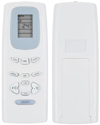 GOUYESHO Mando a Distancia de Repuesto Y512F2 para Aire Acondicionado Gree AC A/C Y512F2 Y512F Y512 Y502K Y512FA KTGL002