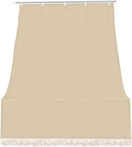 Tenda Parasole Veranda Giardino, 290x290cm, Beige, Tenda da Sole per Balcone Esterna, Kit Montaggio Ganci e Anelli Inclusi, Tessuto Resistente, Impermeabile