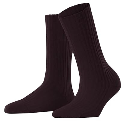 FALKE Damen Cosy Wool Boot Socken atmungsaktive klimaregulierende geruchshemmende nachhaltige Wolle Kaschmir verstärkt flache Naht für druckfreie Fußspitze Business Alltag 1 Paar