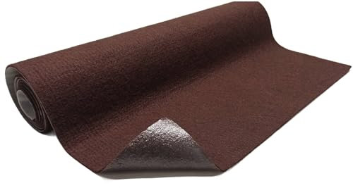 TAPHICEROS Selbstklebend Filzstoff,Braun, 150cm x 150cm,Nadelfilz Superflex,Bespannstoff aus Filz,Meterware,Innenraumverkleidung Bezugsstoff Bastefilz für DIY Auto Box Liner