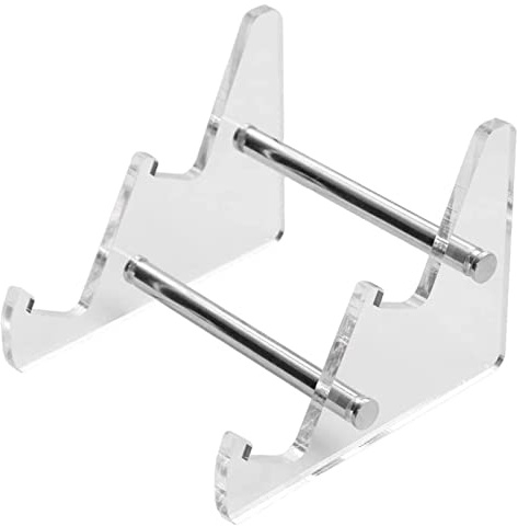 Aizuoni Acrylständer Für Keyboards, Tragbares Tastatur-Display-Regal, Brieftaschen-Display-Ständer Mit Verschiedenen Reifen,Transparenter Display-Tastaturhalter Für Das Home Office