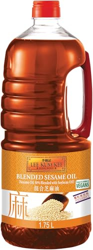 Lee Kum Kee Blended Sesamöl - Aromatische Ölmischung aus Sesamöl und Sojaöl – 1 x 1750 ml