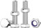 Drenky Tornillos Y Tuercas 10 Piezas M6 Juego De Tornillos Hexagonales Acero Inoxidable A2 V2A M6 X 30 mm Tornillos Y Tuercas de Nylon Para Maquinaria, Muebles, Coches, Barcos, Impresión 3D