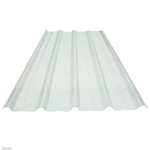 Rygcrud 1 Mm Polycarbonat-Platte, 5 Stück Bedachung Vordächer Glasfaser-Platte, Sonnenschutz Isolierung Sonnenschein Brett Regensicher Schuppen-Abdeckung Für Außenbereiche Gewächshäuser(84x140cm)