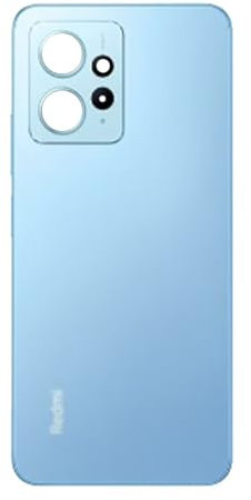 Globalstock Vitre arrière (Cache Batterie) avec lentille caméra pour Xiaomi Redmi Note 12 4G Bleu