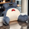 Wokii Cartoon Reading Pillow，Lesekissen Bettauflage Kisse，mit Abnehmbarer Nackenrolle und Stützarm Zum,Rückenstütze beim Entspannen, Lesen, Spielen，Fernsehen, Flex Bücherkissen (niedlich, 45 * 60cm)