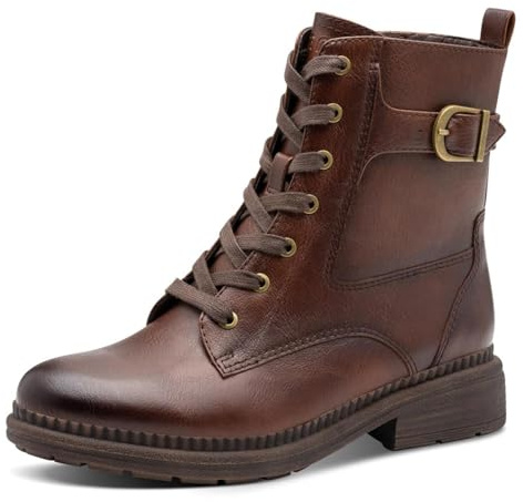 Jana Damen Stiefeletten mit Schnalle Vegan