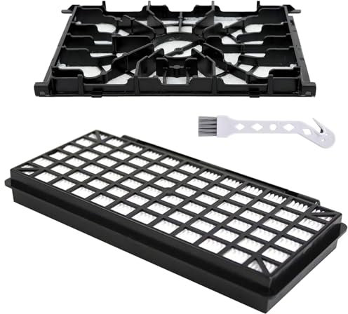 IUSOT Ersatzfilter Zubehör 1x Hepa Filter + 1x Motorschutzfilter Für Siemens Q5.0 Staubsauger, Kompatibel Mit VSQ5X1230 / VZ154HFB / VSQ5X12M1 – Hepafilter Motorschutzfilter Für Siemens