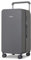 TUPLUS Koffer Groß Hartschalen mit 4 Rollen Koffer Trolleys Leicht PC Reisekoffer Hartschalenkoffer ABS Rahmen Rollkoffer Reißverschluss,Impression Classic Trunk,77m-90L,GRAU